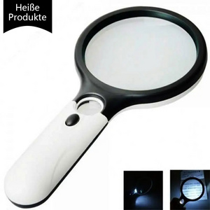 3 Led Light 45X Handheld Reading Magnifying Glass Lens Waterproof Microscope Magnifier With 3 Led Lights Jewelry Watch Loupe