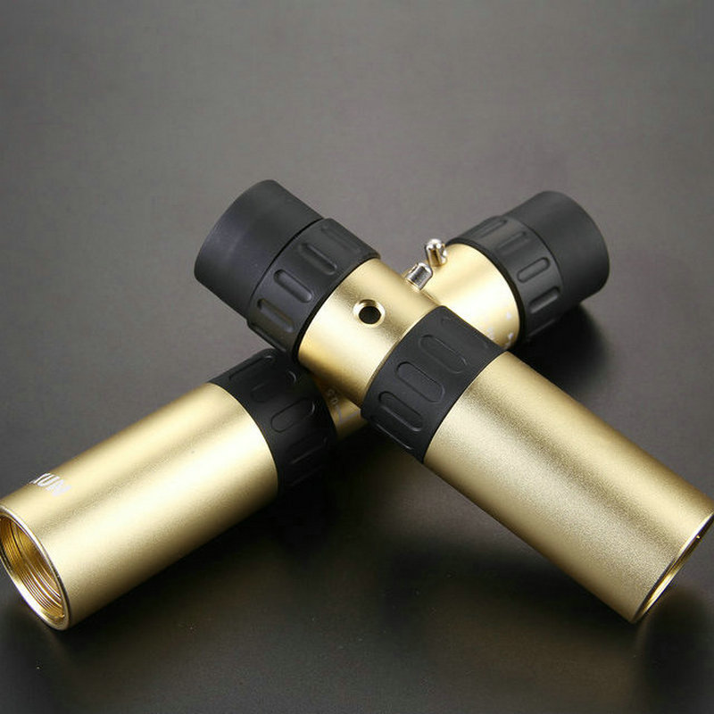 FORESEEN New Golden Small Trooper 10-90x25 Monocular HD Zoom Telescope