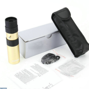 FORESEEN New Golden Small Trooper 10-90x25 Monocular HD Zoom Telescope