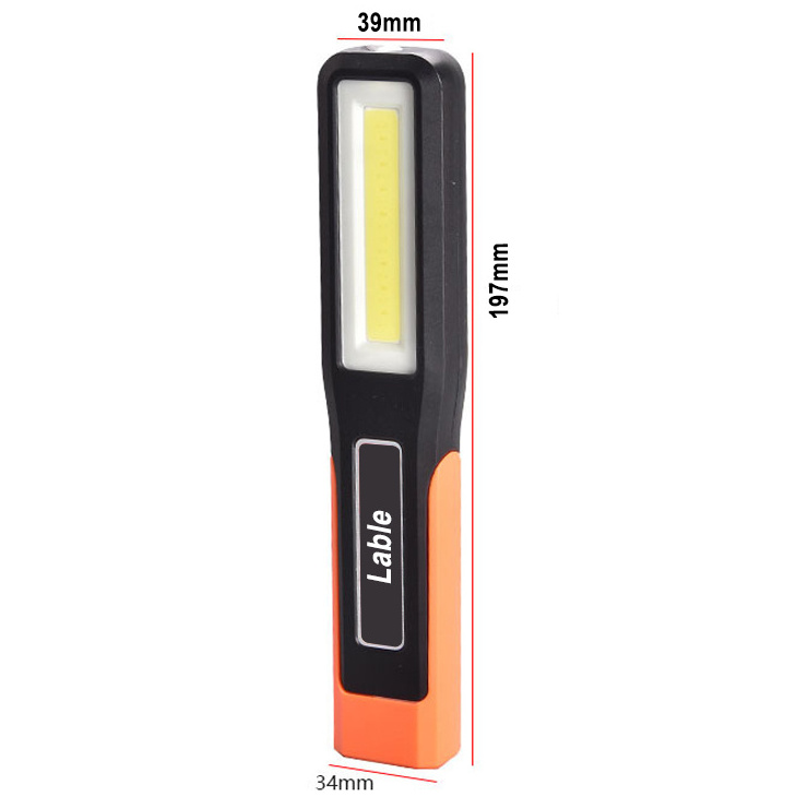 Portable Led Work Light With Handle Handheld Work Light Magnetic On Bottom Trouble Light Work Lamps With Hanging Hook