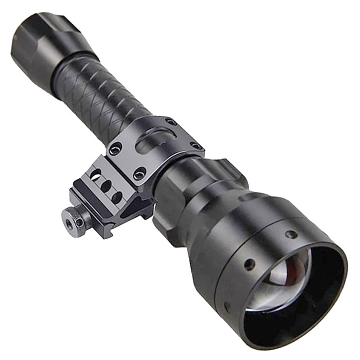 Manufacturer 940nm/850nm Zoom Led Tactical Infrared Night Vision USB Rechargeable Hunting Powerful IR LED Flashlight