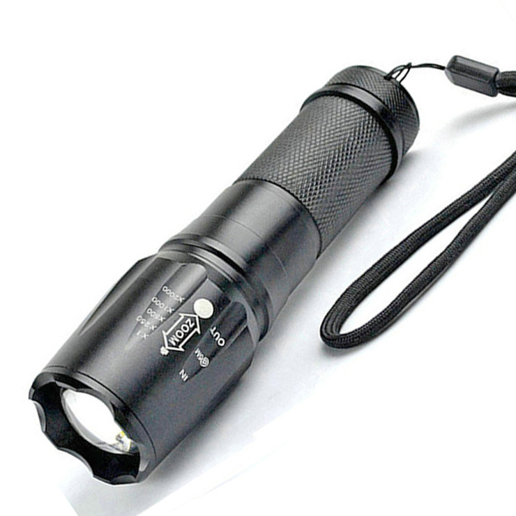 2022 Bright Mini Led Portable Rechargeable Outdoor Camping Fishing Tactical Flashlight Aluminum LED Flashlight