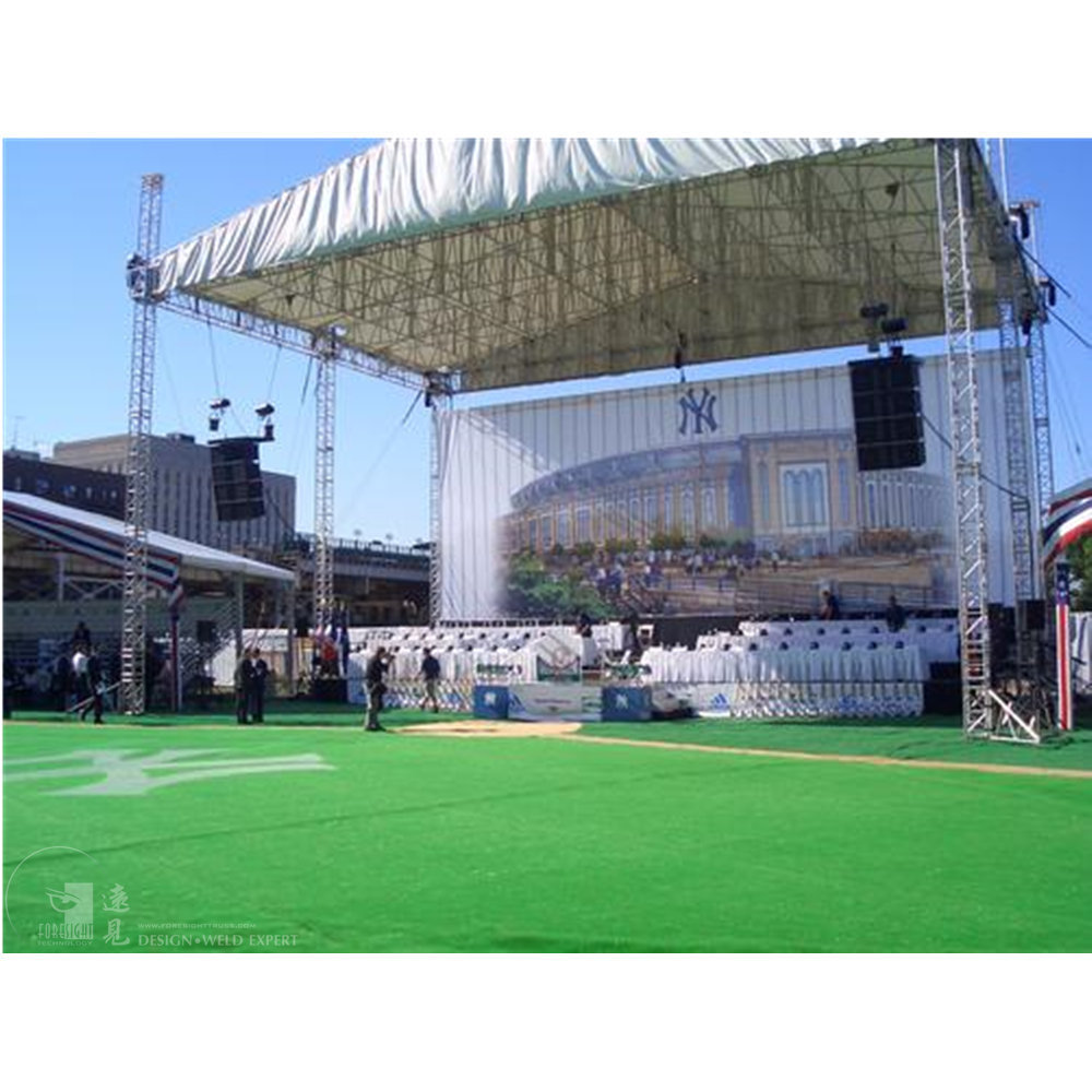 stage aluminum truss system truss roof aluminum hot sale outdoor stage roof