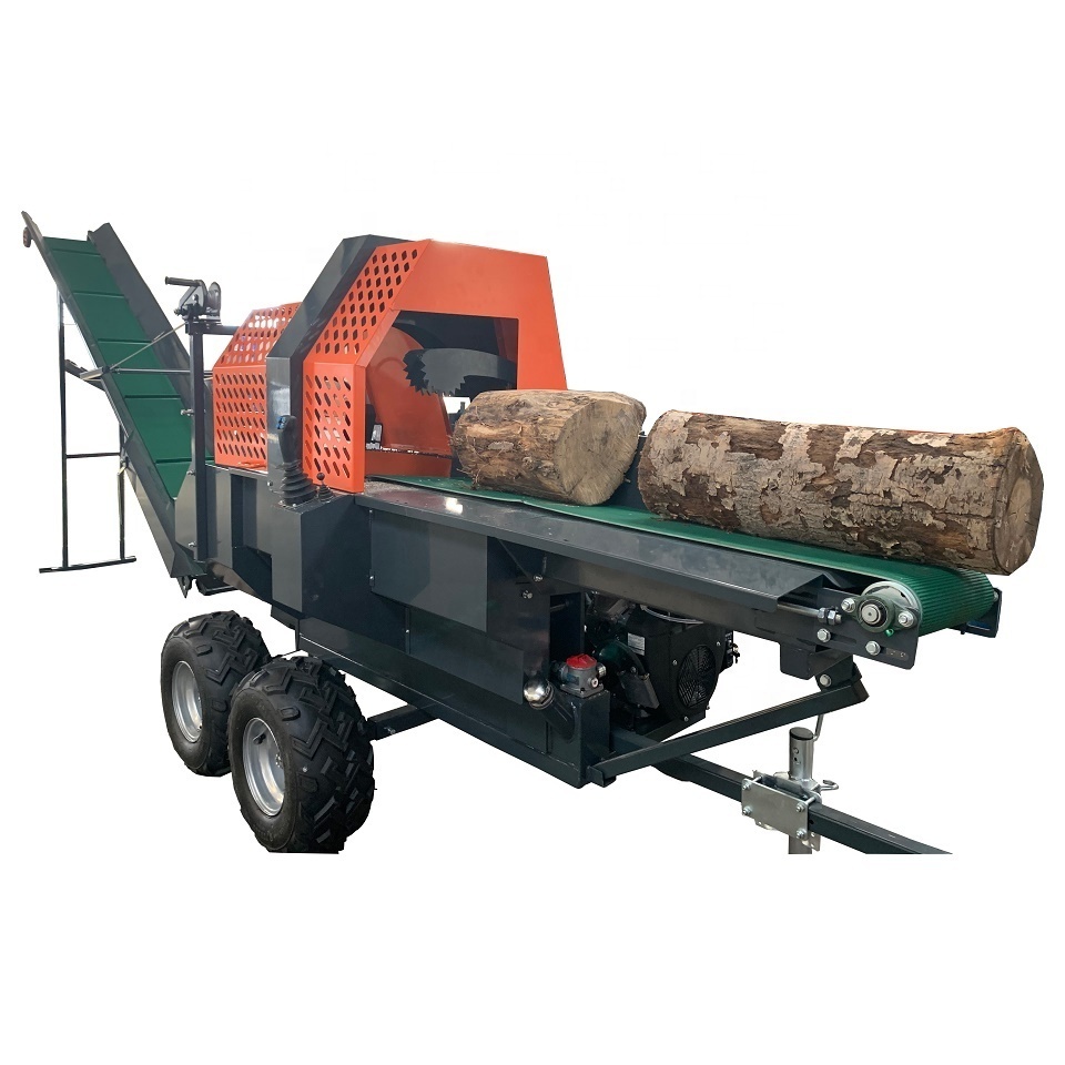 New Design 30 ton firewood processor wood processor / log splitter in Cheap Price