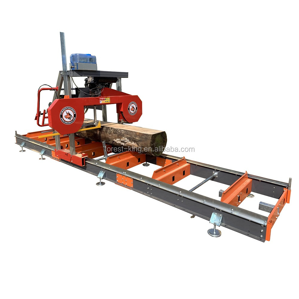 36inch saw machines bandsaw mills mobile portable sawmill with trailer/horizontal sawmill