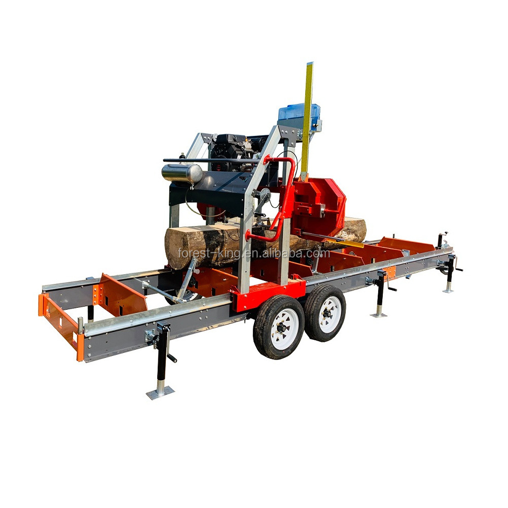 36inch saw machines bandsaw mills mobile portable sawmill with trailer/horizontal sawmill