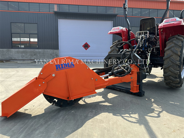 tractor 3 point linkage stump grinder with swing arm