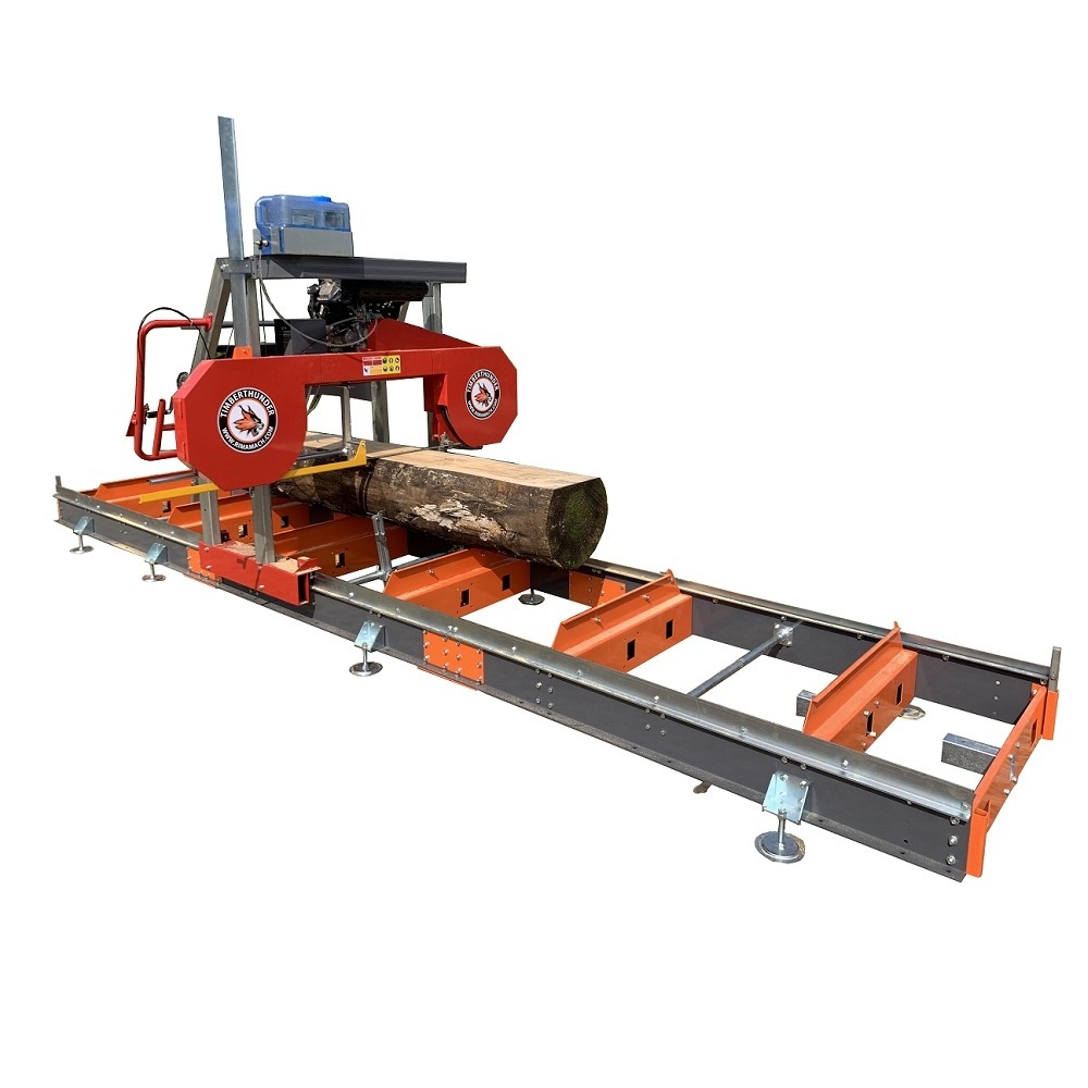 27hp petrol portable band sawmill portable bandsaw mill