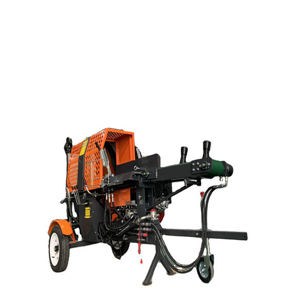 forestry machine horizontal hydraulic firewood processor wood cutter and splitter processing machine with log lifter