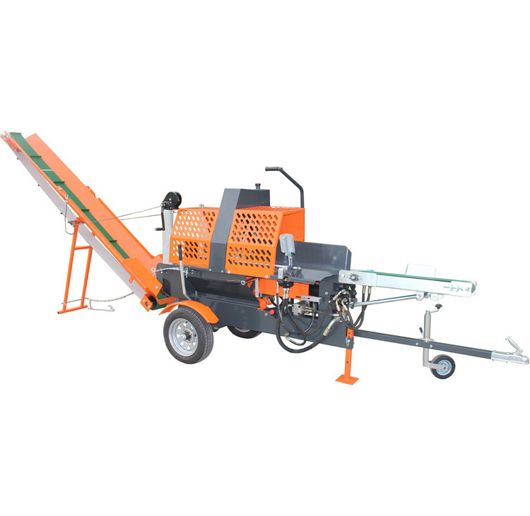 20ton gasoline used firewood processor with log lifter and table