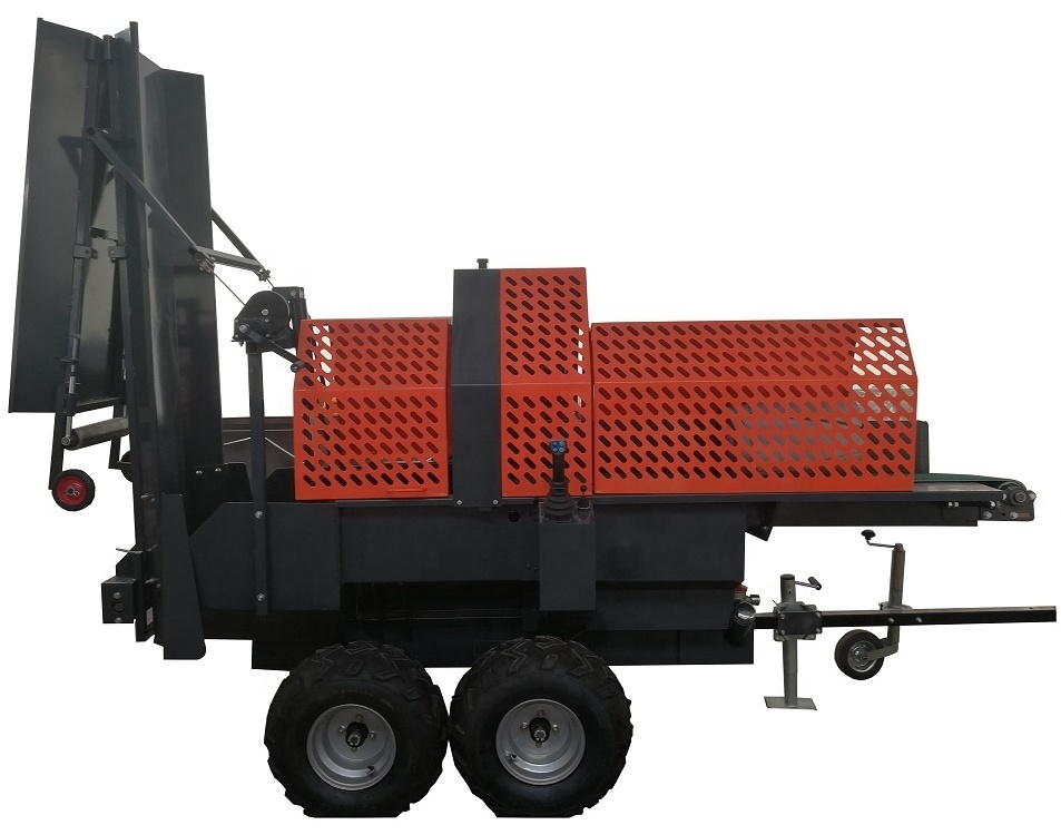 New Design 30 ton firewood processor wood processor / log splitter in Cheap Price