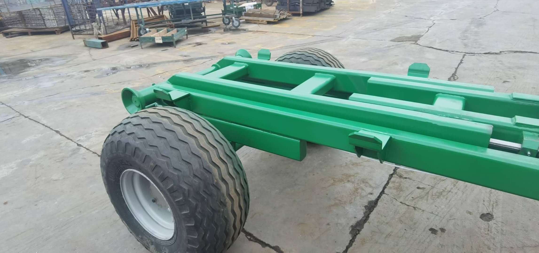 Safety lifting hooks hydraulic cylinder dump trailer