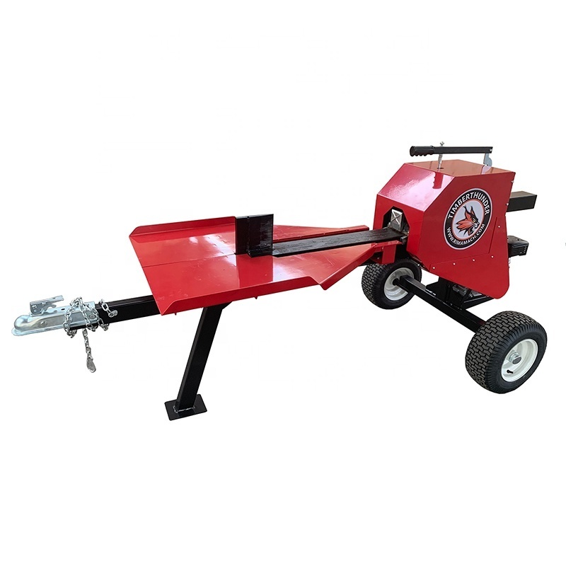 Rima 40 Ton Log Splitter Gasoline Tree Cutting Machine Flywheel Wedge Drill Kinetic Cutting Wood Firewood Processor Log Splitter