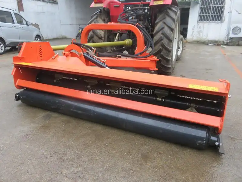 PTO gas powered heavy duty front mounted flail mowers for tractor