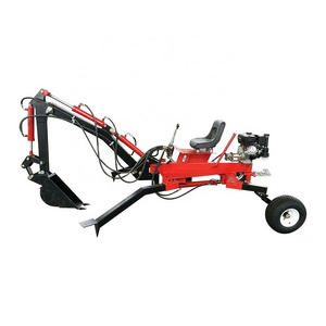 ATV  mini towable backhoe with thumb