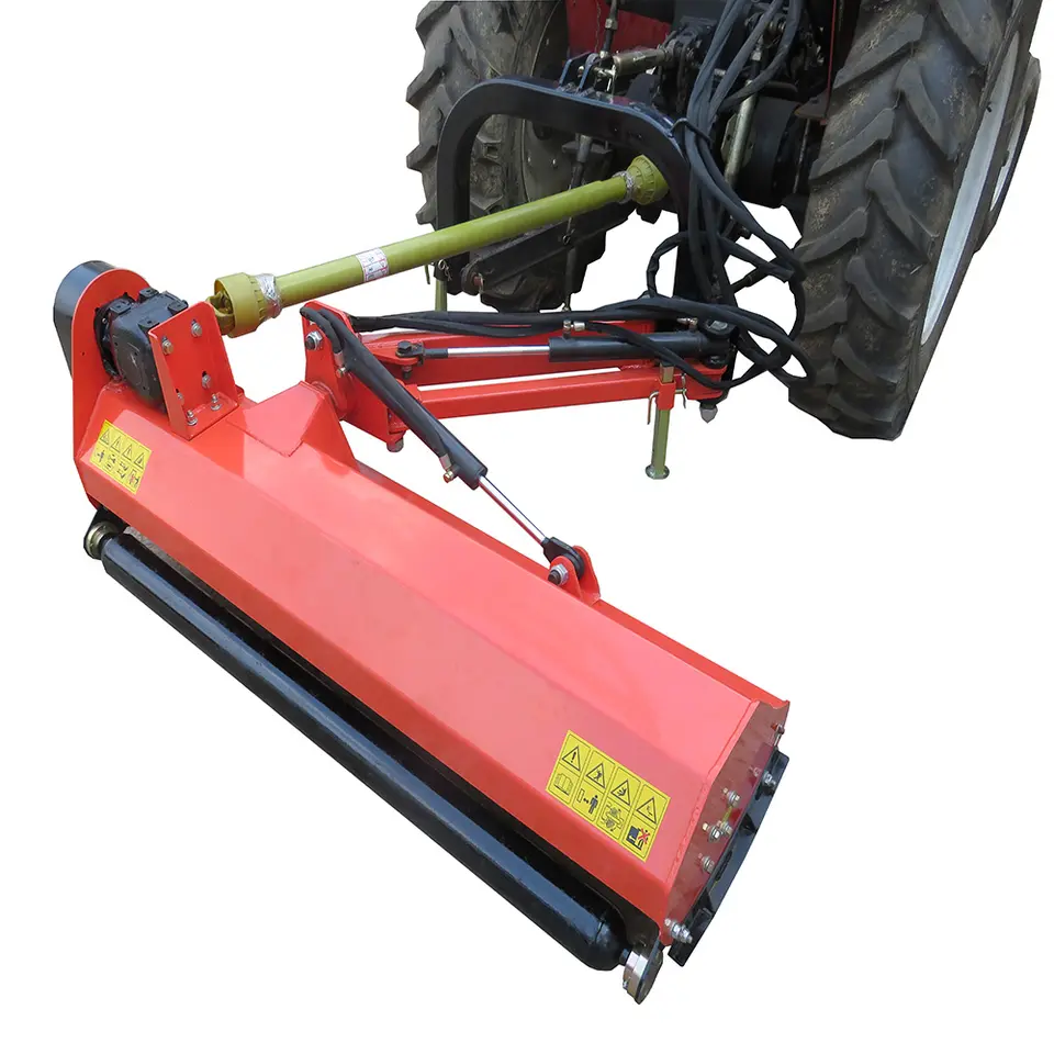 PTO gas powered heavy duty front mounted flail mowers for tractor