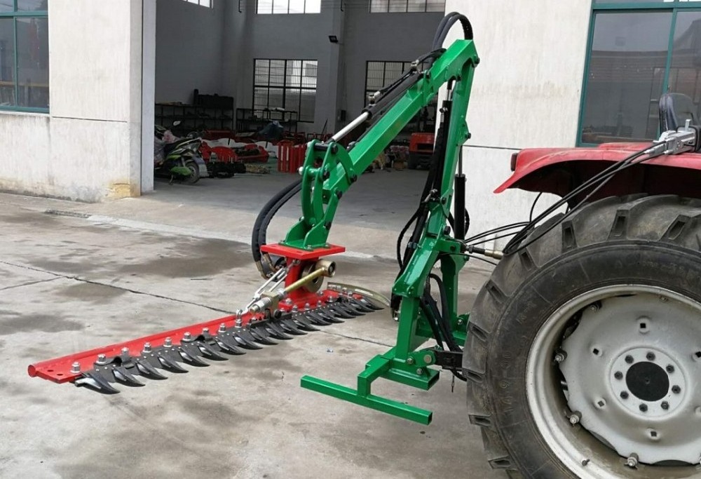 1500 mm/1800 mm Hydraulic Hedge Cutter Trimmer Mounted for Excavator/Tractor/Loader