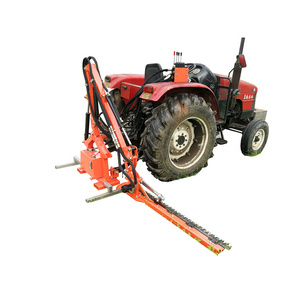 small tractor mounted hedge trimmer / mini tractor hedge cutter hire