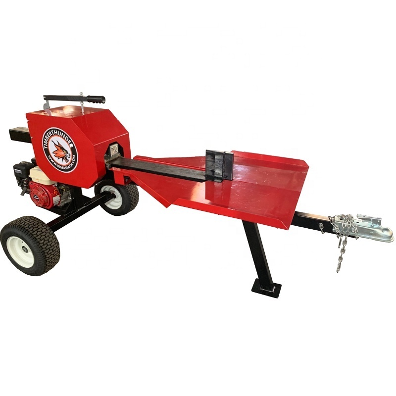 Rima 40 Ton Log Splitter Gasoline Tree Cutting Machine Flywheel Wedge Drill Kinetic Cutting Wood Firewood Processor Log Splitter