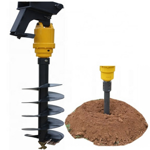 Excavator Hydraulic Post Hole Digger Auger Drives Earth Auger Drill