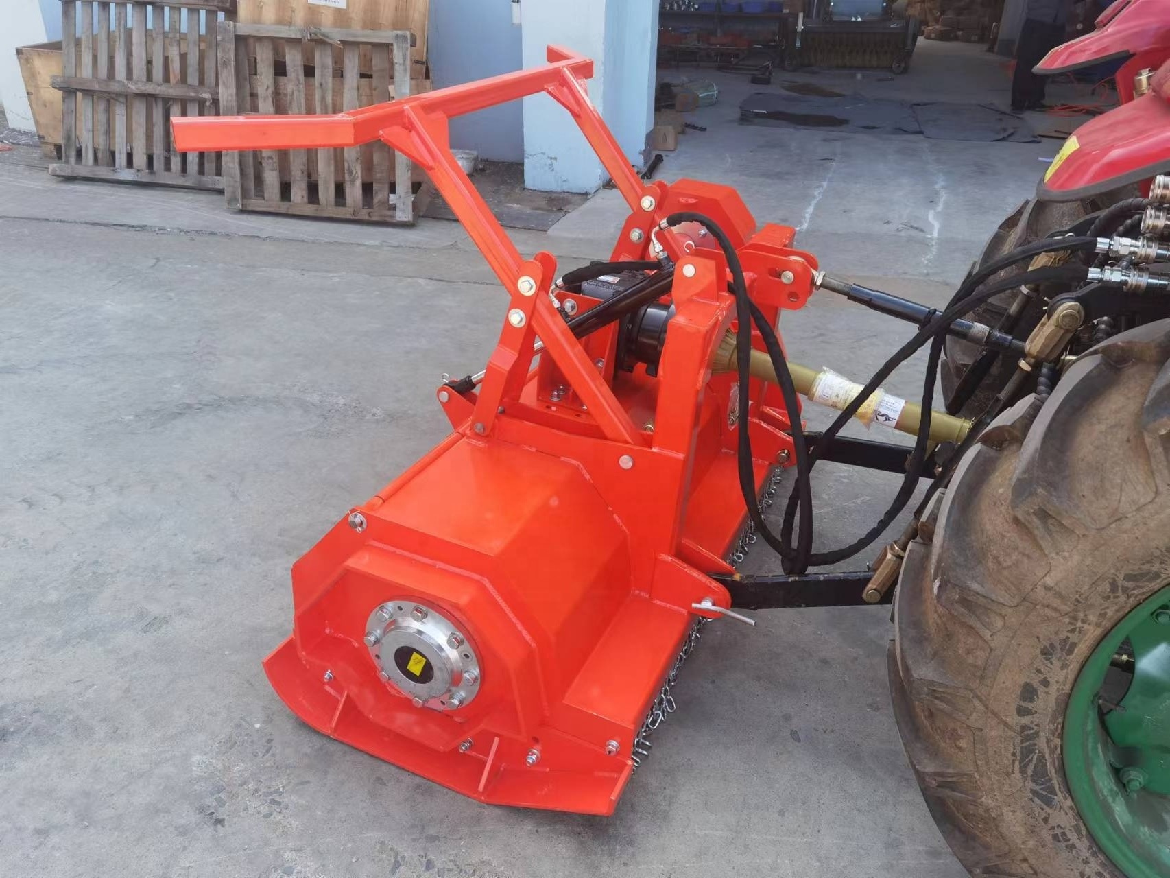 Rima PTO Driven Agricultural Tracked Loader Forestry Mulcher With PTO Shaft for Tractor