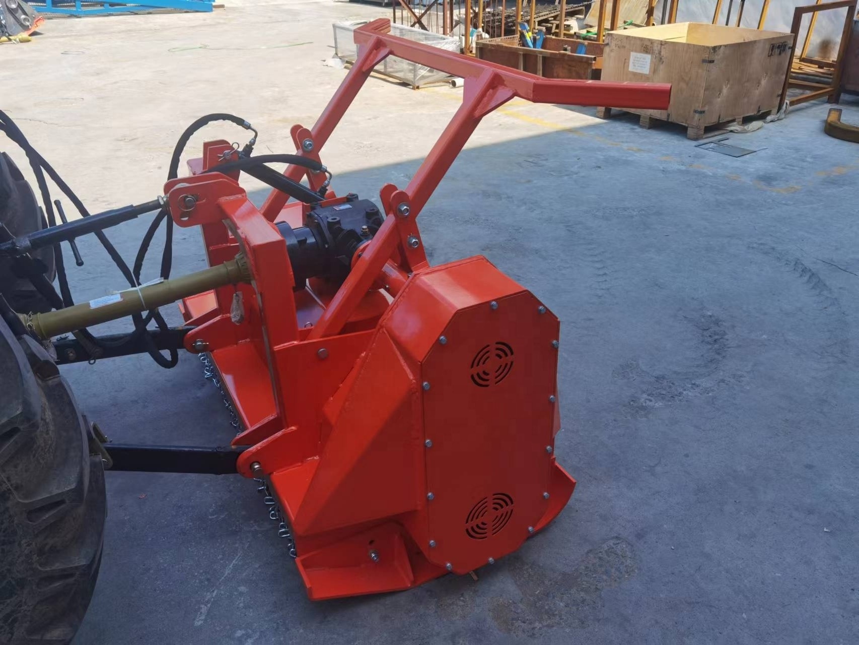 Rima PTO Driven Agricultural Tracked Loader Forestry Mulcher With PTO Shaft for Tractor