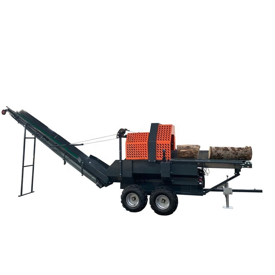 New Design 30 ton firewood processor wood processor / log splitter in Cheap Price