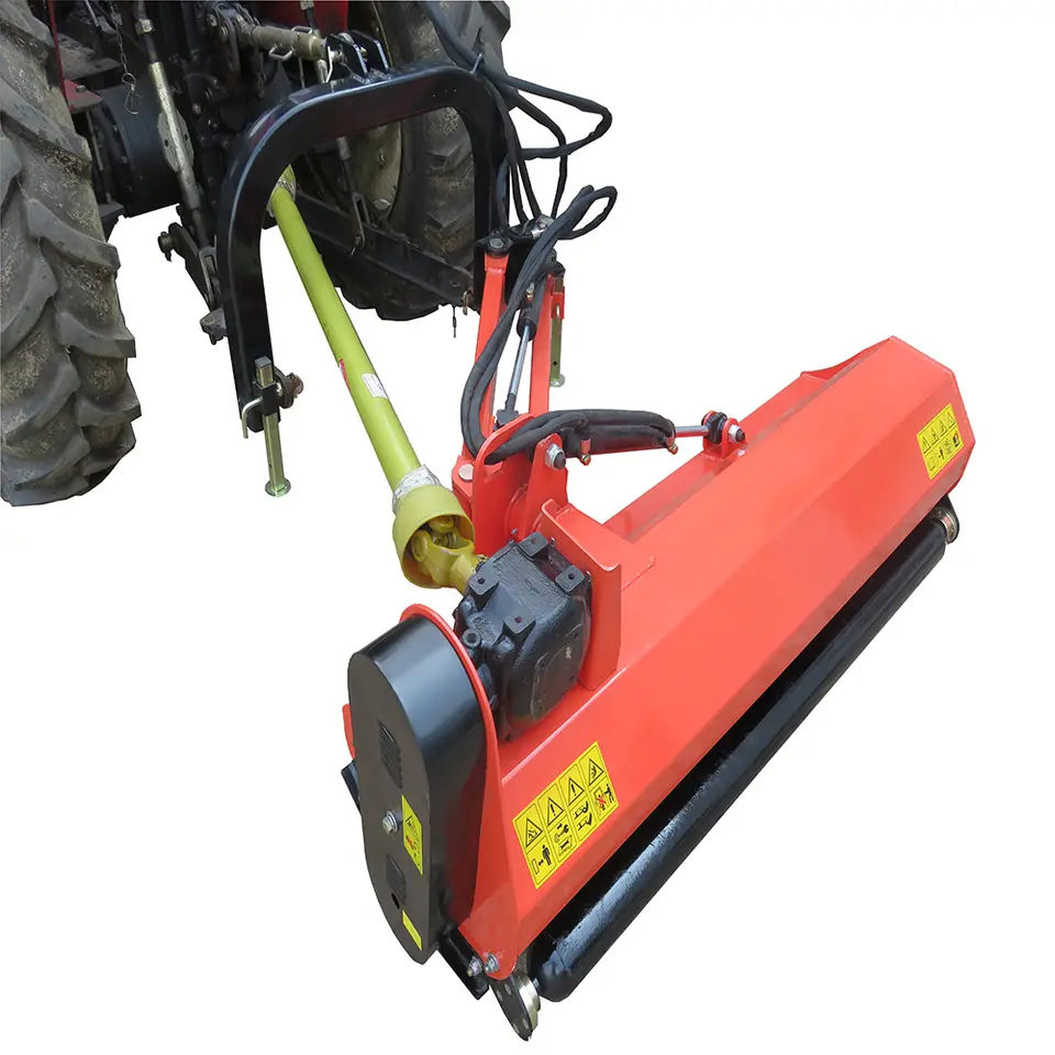 PTO gas powered heavy duty front mounted flail mowers for tractor