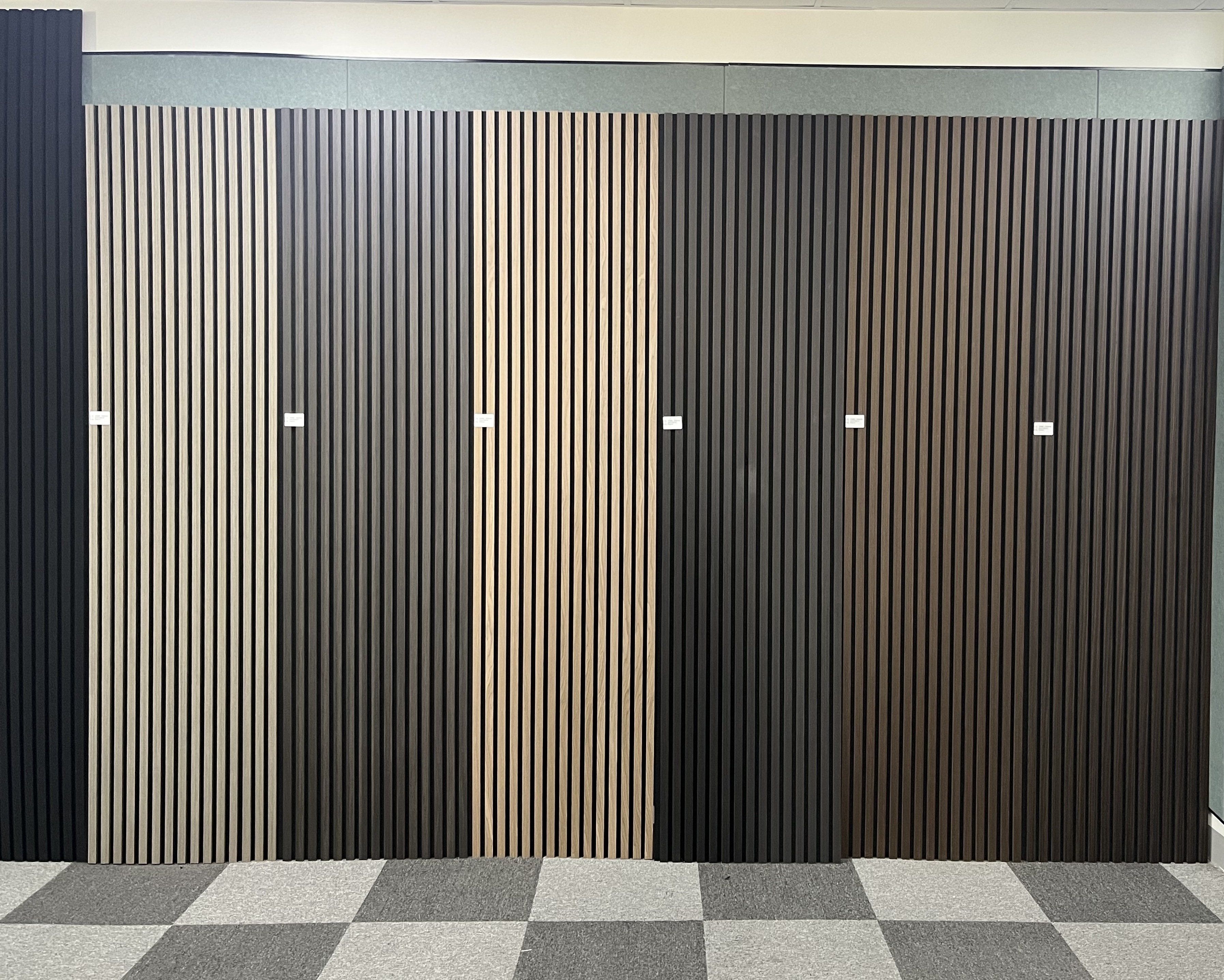 acoustic sound diffuser  Mdf Composite Akupanel Wall slatted soundproof Acoustic Slat Panel