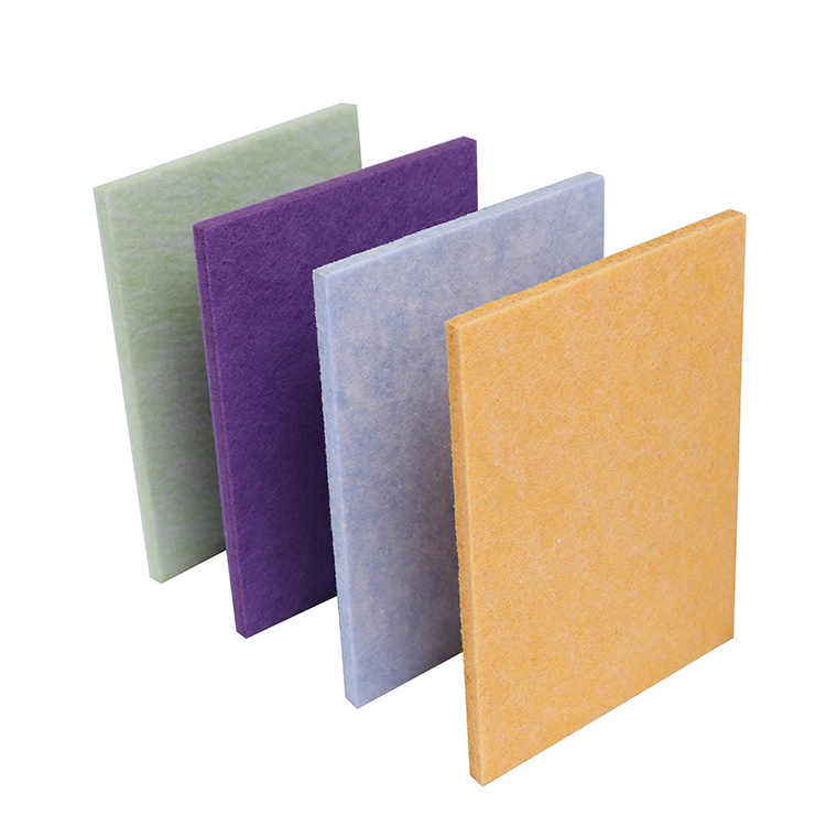 Absorber Board   pet panel Soundproof Decorative PET Polyester Fiber Acoustic Panels for studio wall