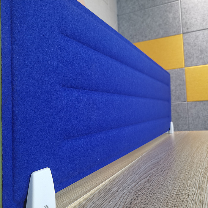 Office desk partition acoustic desk divider screen polyester fiber acoustic colorful panel privacy partition