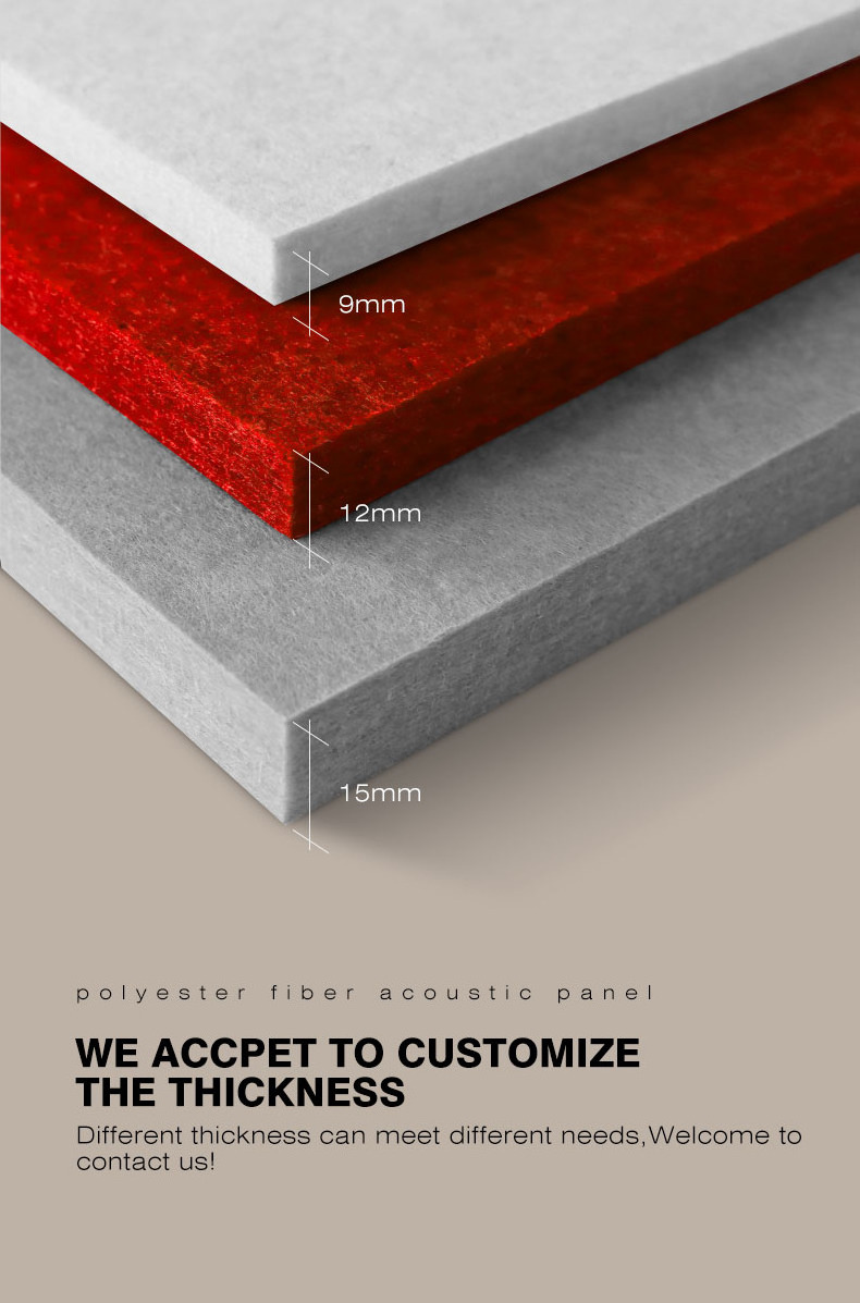 Highly Effective Soundproof Polyester Acoustic Panels Acoustic For Wall ...