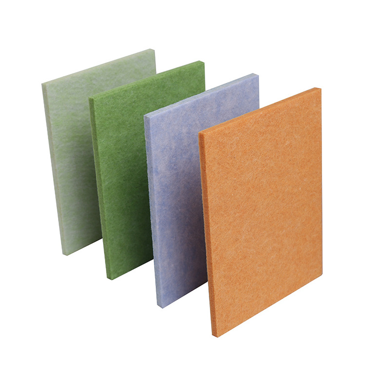 Absorber Board   pet panel Soundproof Decorative PET Polyester Fiber Acoustic Panels for studio wall