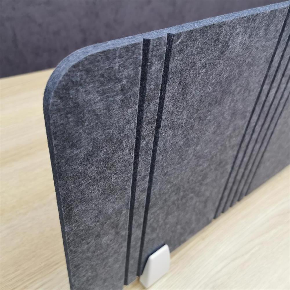 Office desk partition acoustic desk divider screen polyester fiber acoustic colorful panel privacy partition