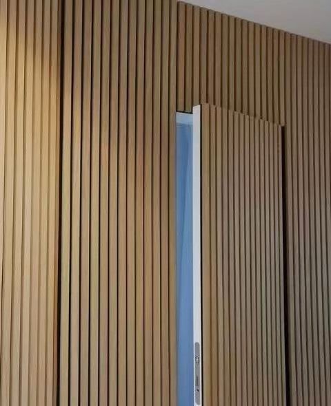 sound proofing materials Art design wood panel acoustic panels teak wood wall decoration planks wall wood wall panel