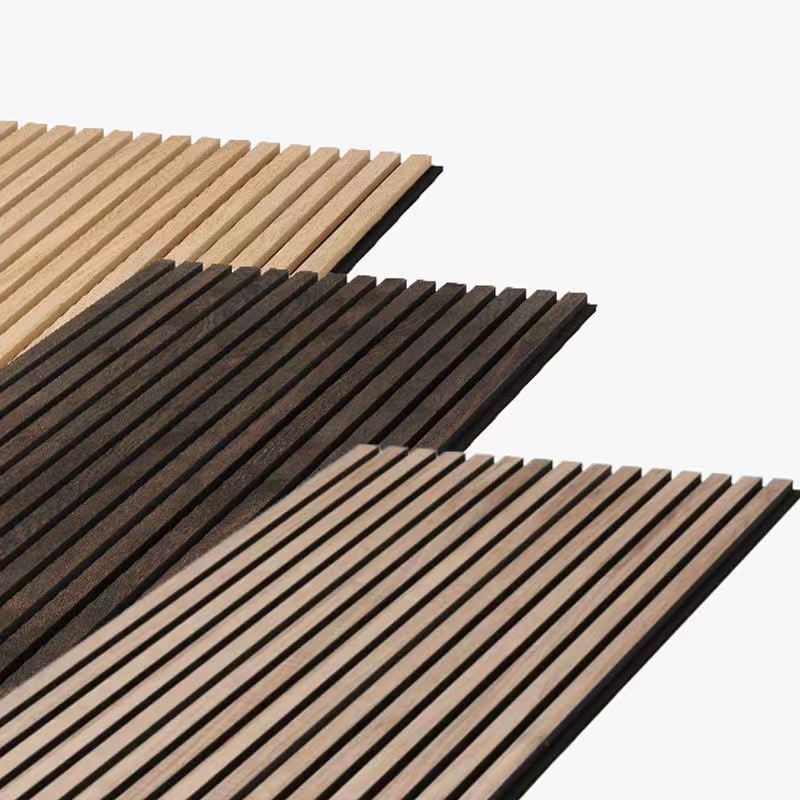 Eco Friendly Interior Designing Natural Oak Timber Wood Veneer Slats Acoustic Wall Panels For Ballroom