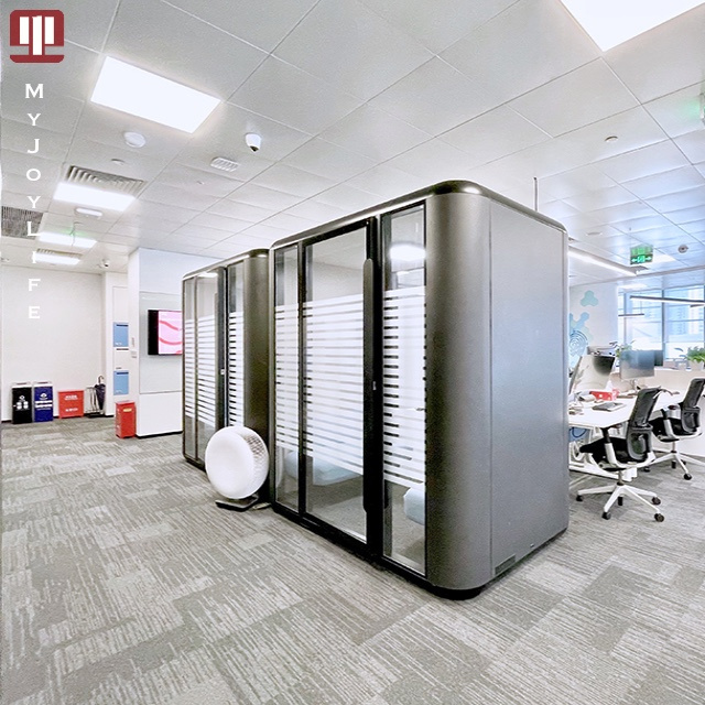 Office Pod Meeting Work Pods Acoustic Silent Cabin for Office Soundproof Booth Modern P2 Storage Room Small Glass Office CN;JIA