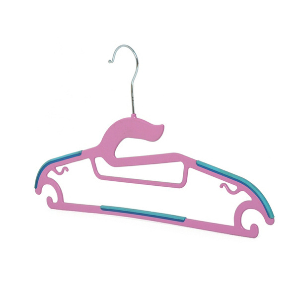 Plastic Clothes Rack Anti-Slip Wet and Dry Adult Home Use Wardrobe Hanger Non-Slip E-Commerce Stores Black and White Hanger