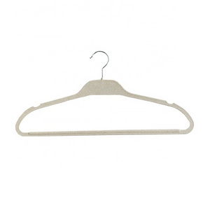 Wheat straw hanger non slip bar clothes rack Hanger drying plastic hanger