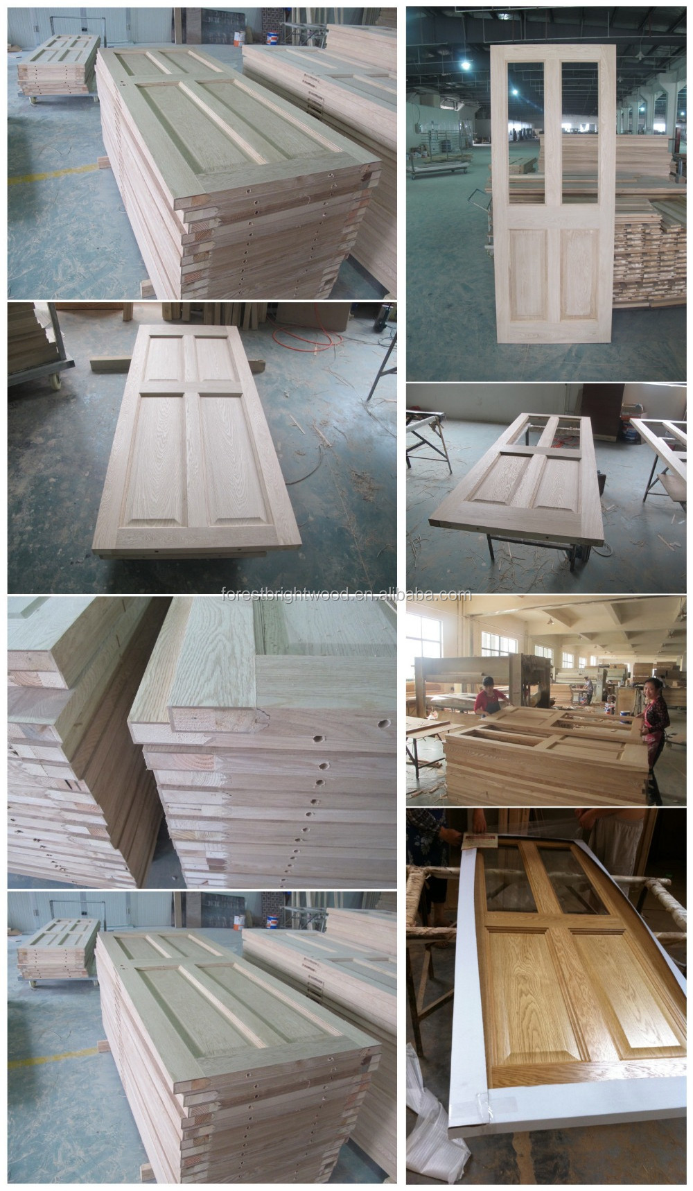 10 Lite Glass Insert Wood Interior Door, Wooden Window Door Models