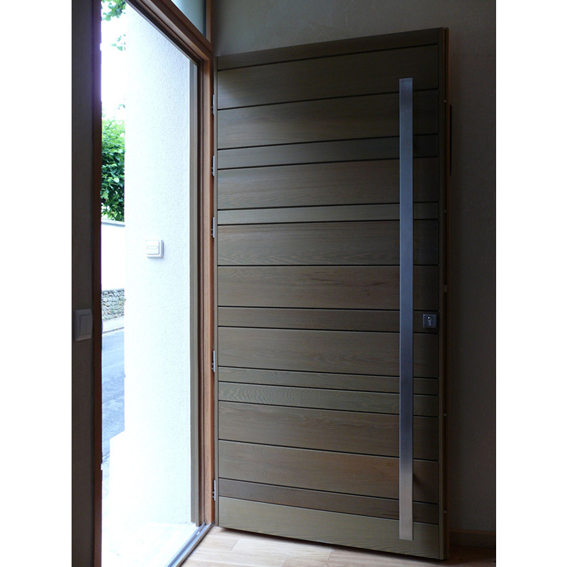 US Villa Main Entry Door Modern Design Pivot Wood Doors