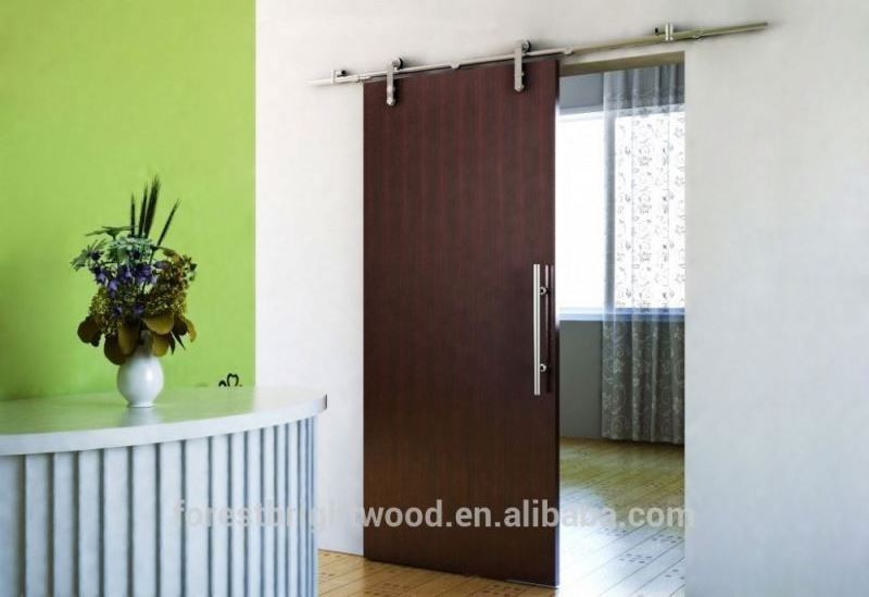 1 Panel Sliding Wood Shaker interior barn doors