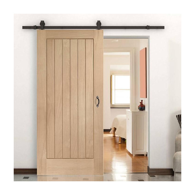 1 Panel Sliding Wood Shaker interior barn doors