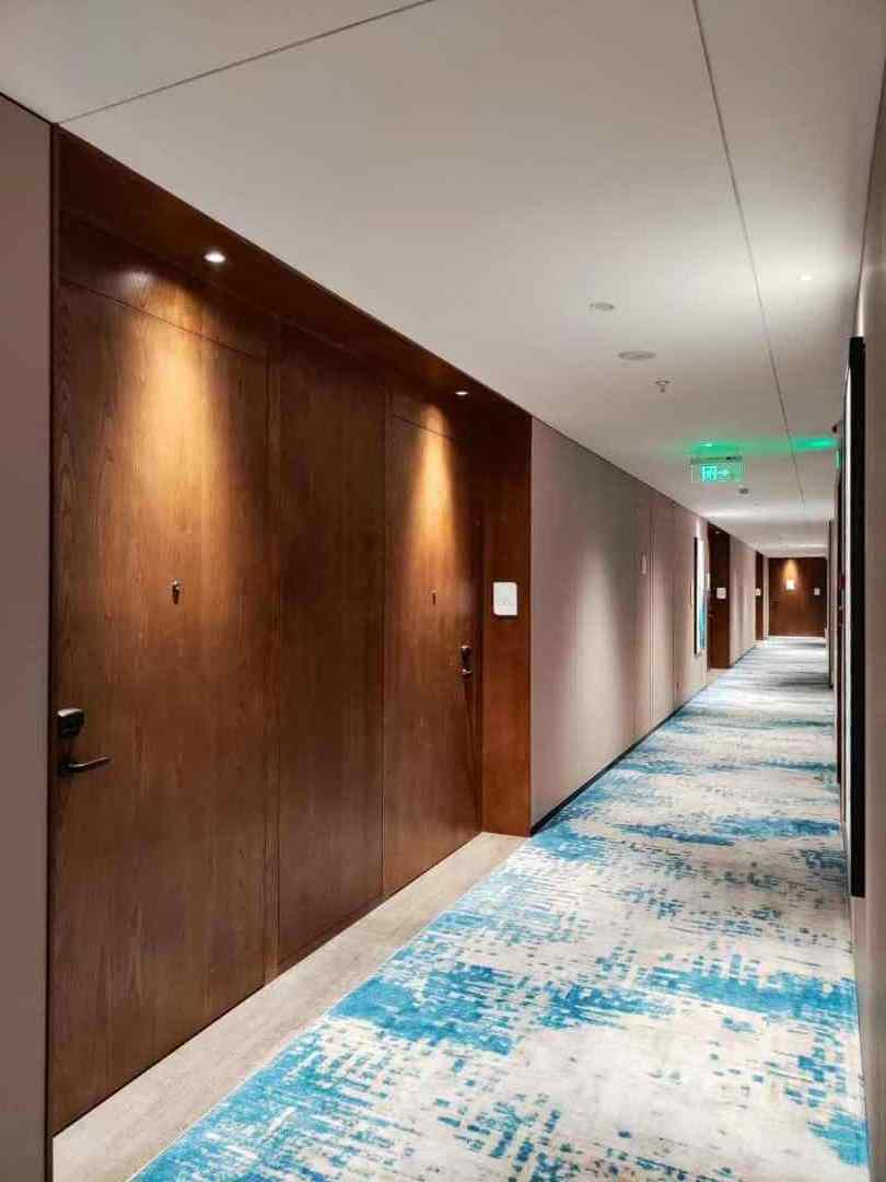 Hotel fire rated oak veneer flush wood door