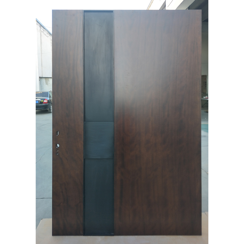 Modern Custom Size Front Entry Pivot Door Solid Wood Door for House, Villa