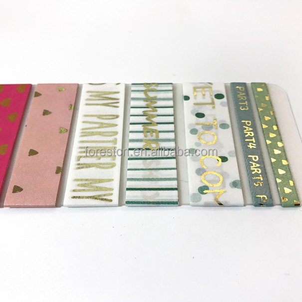 stamping gold washi tape wholesale for DIY Decoration