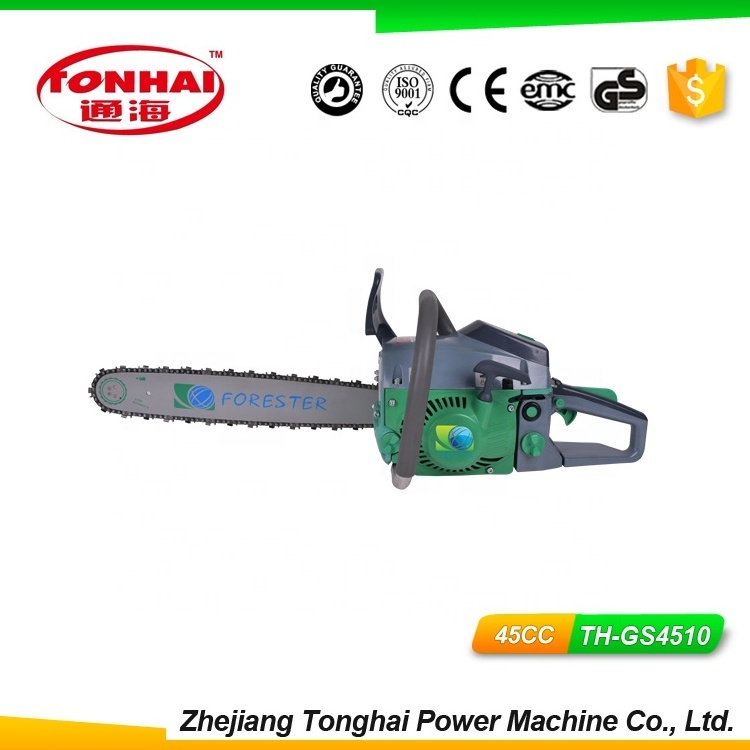 TONGHAI brand 2-stroke Chain saw 5800Petrol Chain Saw wood cutting machine 58cc Pole Gasoline Chain Saw tree cutting machine