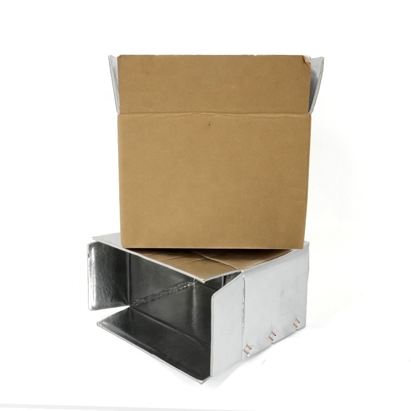 FSC Carton Custom Box Frozen Food Insulated Container Fresh Food Insulated Freezer Cardboard Refrigerator Boxes