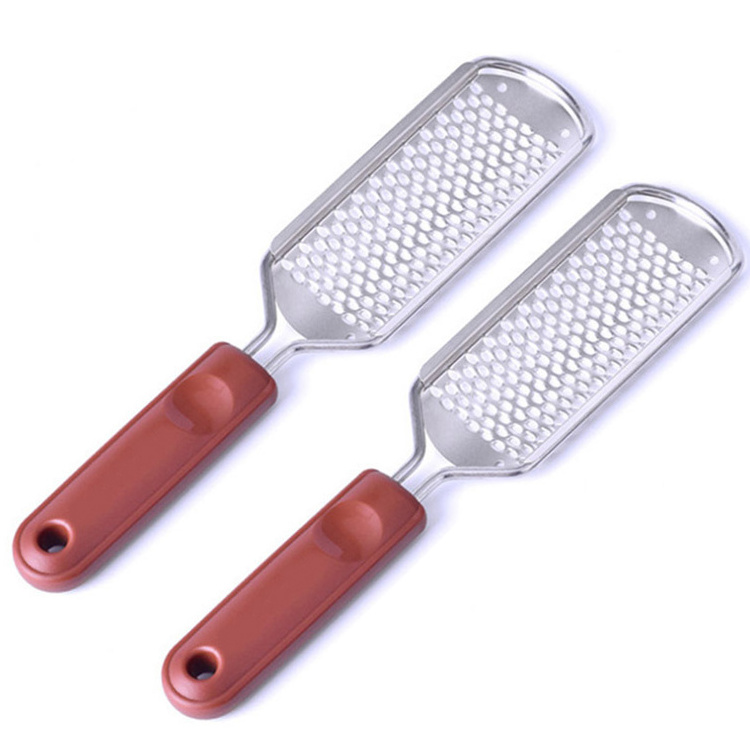 Pedicure Foot File Callus Remover Large Foot Rasp Foot Scrubber Professional Stainless Steel Callus File for Wet and Dry Feet