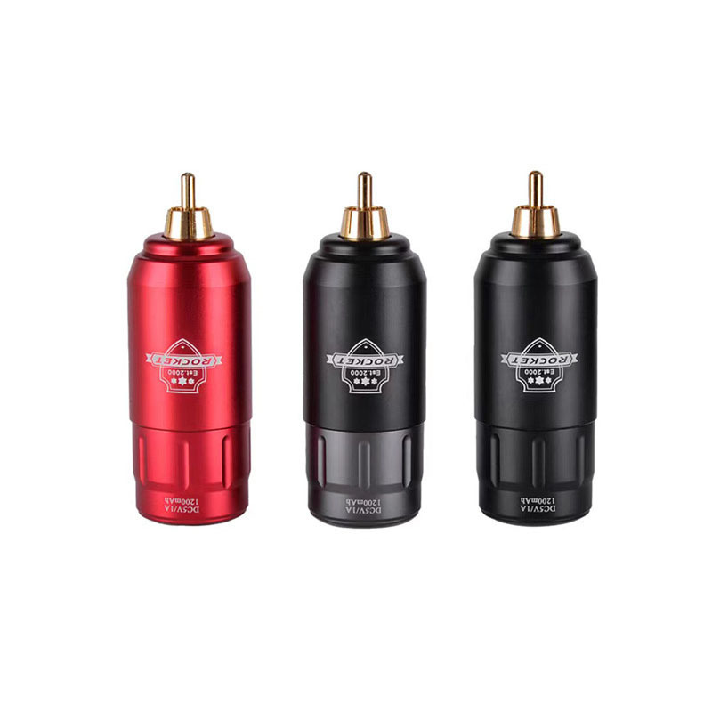 Rotary Battery Pen Tattoo Cartridge Machine,1200mAh Wireless Power Mini Rocket Tattoo Machine Tattoo Equipment